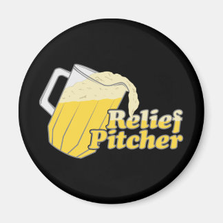 Aimant Relief Pitcher Beer Baseball