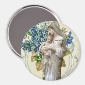 Aimant Religieux catholique Vierge Marie Jésus (Recto/Verso)