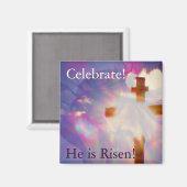 Aimant religieux de Pâques (Recto/Verso)