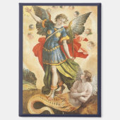 Aimant Religieux vintage, Saint Michael Defeats Lucifer (Recto)