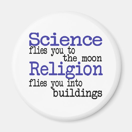 Aimant Religion et science (Devant)