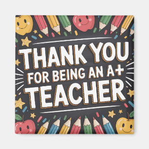 Aimant Remerciement Appréciation Enseignant