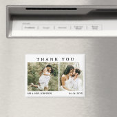Aimant Remerciements de mariage uniques (In Situ (Lave-vaisselle))