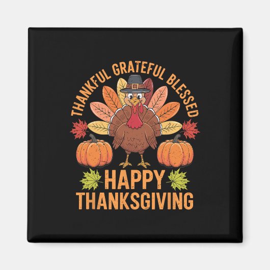 Aimant Remerciements Grateful Blessé Turquie Femmes heure (Devant)