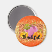 Aimant Remerciements Personnaliser d'automne Texte et cou (Recto/Verso)