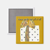 Aimant Remerciements pour le cadeau de l'or de l'amitié (Recto/Verso)