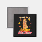 Aimant Remerciements Pour Mon Golden Retriever Thanksgivi (Recto/Verso)