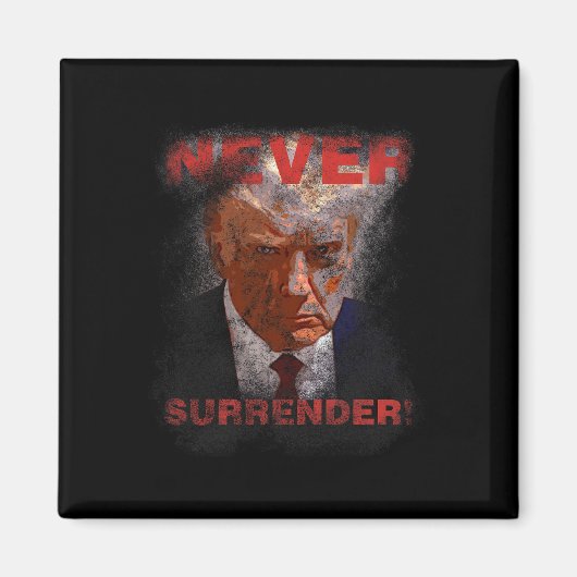 Aimant Remise - Trump Mugshot 2024 (Devant)