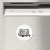 Aimant Remorque Avion Camper (In Situ (Lave-vaisselle))