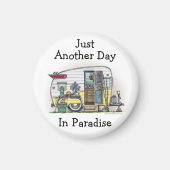 Aimant Remorque Camper Shasta RV (Devant)