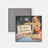 Aimant Remorque de Noël (Recto/Verso)