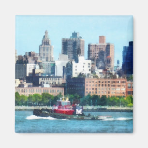 Aimant Remorqueur contre l'horizon de Manhattan