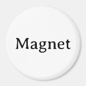 Aimant Remove This Text & Add Your Own Design Circle (Devant)