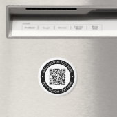 Aimant Remplacez par votre propre code QR téléchargé ou v (In Situ (Lave-vaisselle))