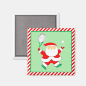 Aimant Remplissages de bas de Noël de tennis (Recto/Verso)