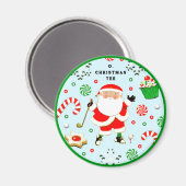 Aimant Remplissages de bas de Noël pour golf (Recto/Verso)