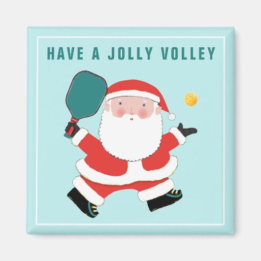 Aimant Remplisseur de bas de Noël de pickleball (Devant)