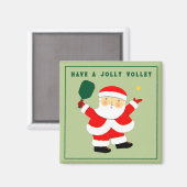 Aimant Remplisseur de bas de Noël de pickleball (Recto/Verso)