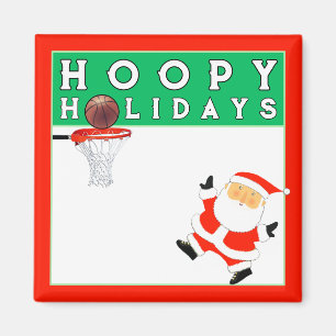 Aimant Remplisseur de chaussette de Noël de basket-ball