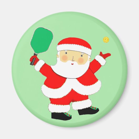 Aimant Remplisseur de chaussette de Noël de pickleball (Devant)