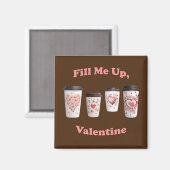 Aimant Remplissez-Moi, Valentine ! (Recto/Verso)