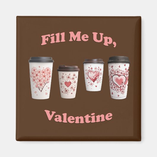 Aimant Remplissez-Moi, Valentine ! (Devant)