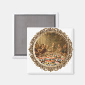 Aimant Renaissance Painting Parody Man Eating Sushi (Recto/Verso)