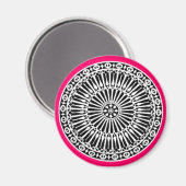 Aimant RENAISSANCE, rose (Recto/Verso)