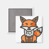 Aimant renard (Recto/Verso)