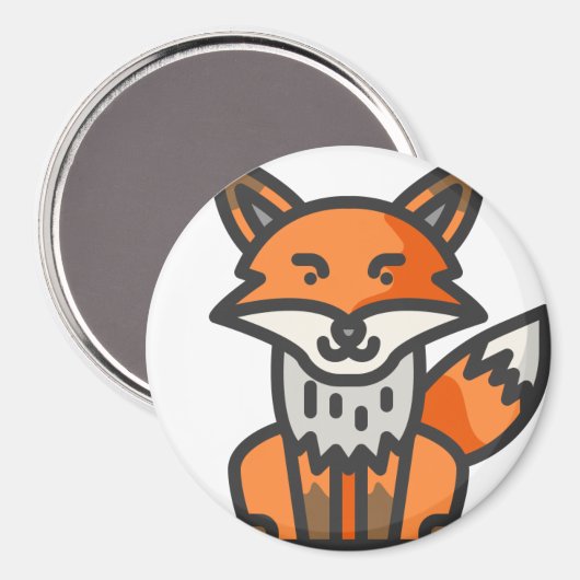 Aimant renard (Recto/Verso)