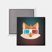 Aimant Renard - 3D (Recto/Verso)