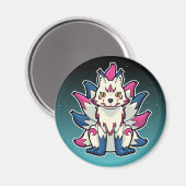 Aimant Renard à neuf queues - Kyuubi Kitsune (Recto/Verso)