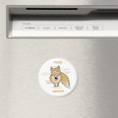 Aimant renard, ADDICT ALIMENTAIRE ! (In Situ (Lave-vaisselle))