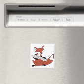 Aimant Renard avec une règle de diapositive (In Situ (Lave-vaisselle))