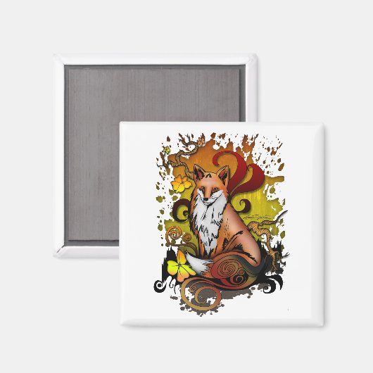 Aimant Renard extérieur (Recto/Verso)