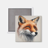 Aimant Renard majestueux (Recto/Verso)