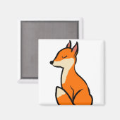 Aimant Renard personnalisable (Recto/Verso)