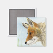 Aimant Renard rouge (Recto/Verso)