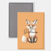 Aimant Renard Souriant (Recto/Verso)