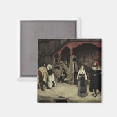 Aimant Rencontre de Faust et Marguerite, 1860 (Recto/Verso)