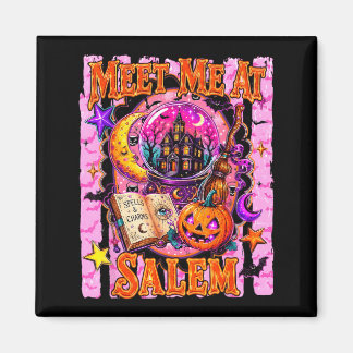 Aimant Rencontre-moi à M Sorcière Halloween Ed Citrouille