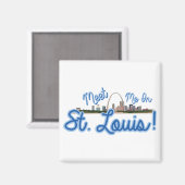 Aimant Rencontrez-Moi À Saint-Louis ! (Recto/Verso)