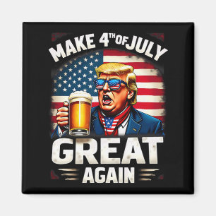Aimant Rendre 4 juillet grande nouvelle bière Trump Boire