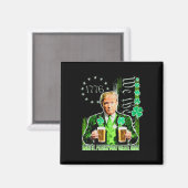 Aimant Rendre à la Saint Patrick sa grande fête le drapea (Recto/Verso)
