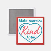 Aimant Rendre à l'Amérique un modèle (Recto/Verso)