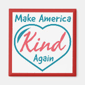 Aimant Rendre à l'Amérique un modèle (Devant)