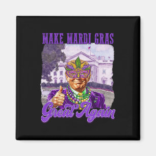 Aimant Rendre à Mardi Gras sa grandeur Trump perles fente
