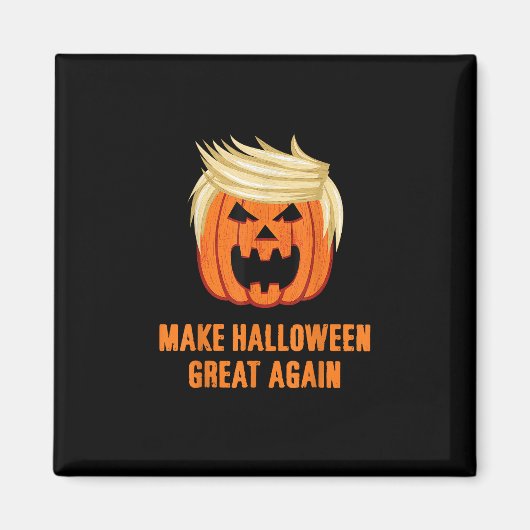 Aimant Rendre Halloween grand encore drôle Trumpkin - Bas (Devant)