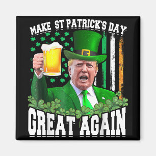 Aimant Rendre la grandeur du Jour de la Saint Patrick à n