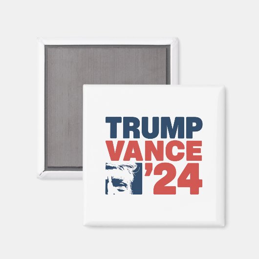 Aimant Rendre l'Amérique en sécurité Trump Vance 2024 MAG (Recto/Verso)